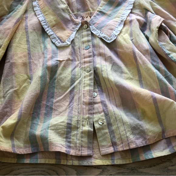 River Island Collared Stripe Blouse - Picture 4 of 12